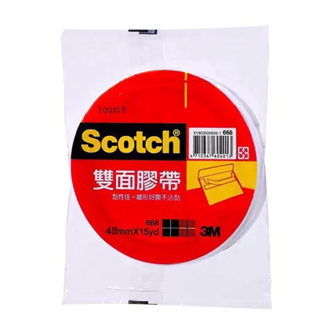 3M Scotch 668雙面膠帶48mm*15Y